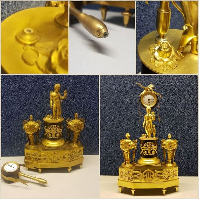 Soudure et nettoyage pendule